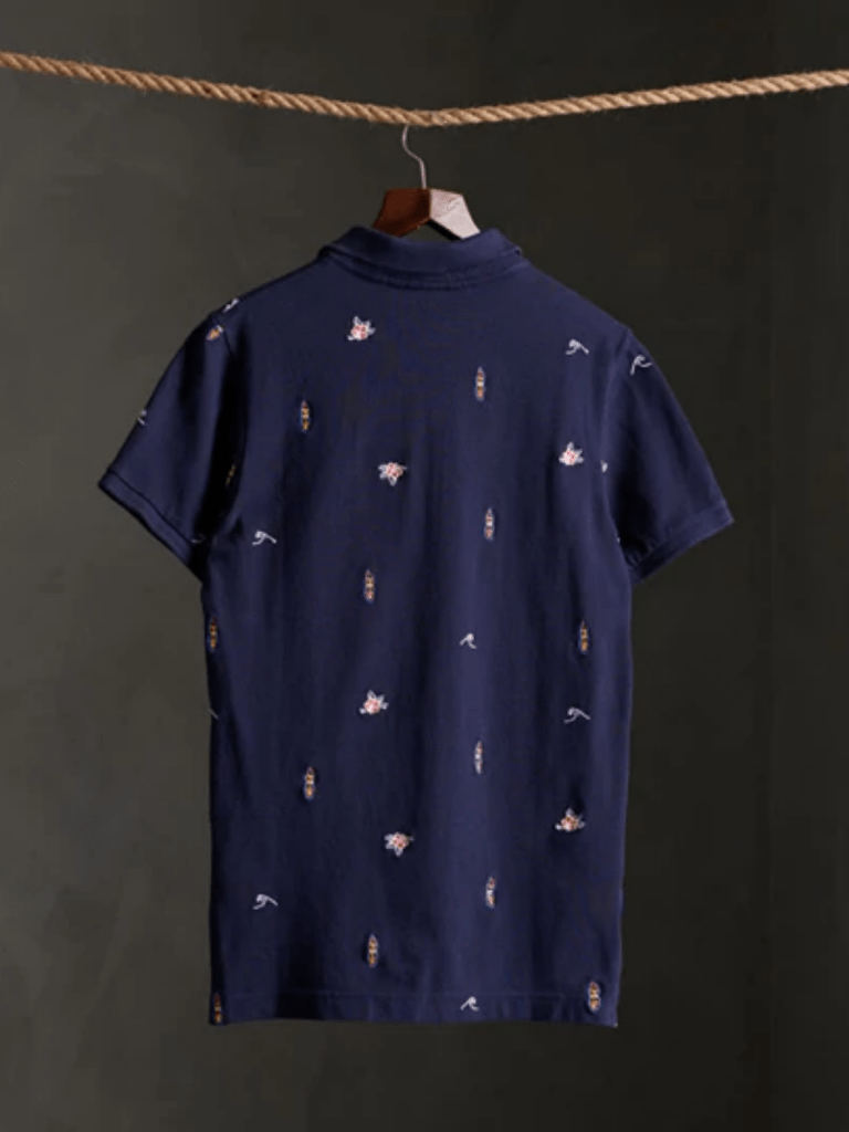 Mørkeblå Superdry Herre Pique Polo S Superdry