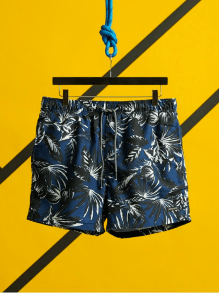 Navy Mønstret Superdry Edit Herre Badeshorts S Superdry