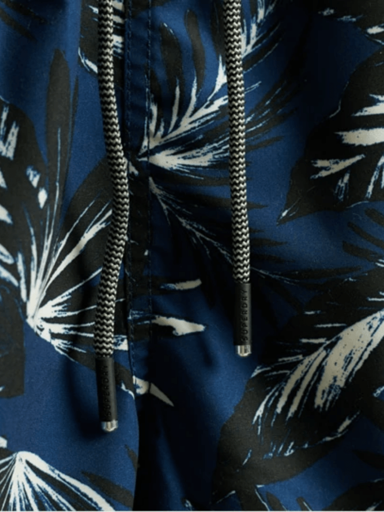 Navy Mønstret Superdry Edit Herre Badeshorts S Superdry