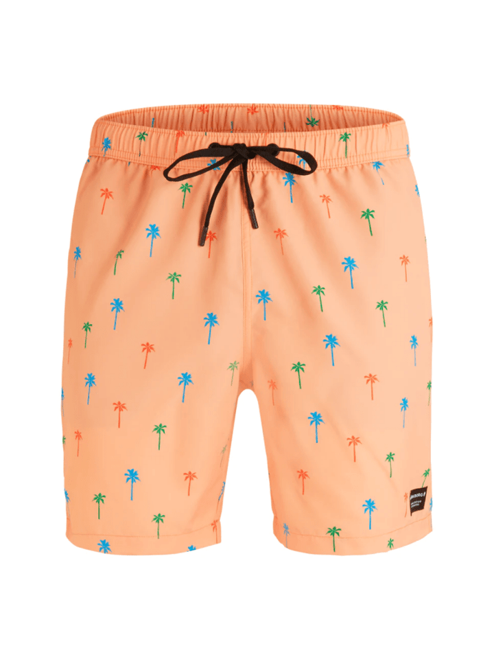 Orange Björn Borg badeshorts med palmer S Björn Borg