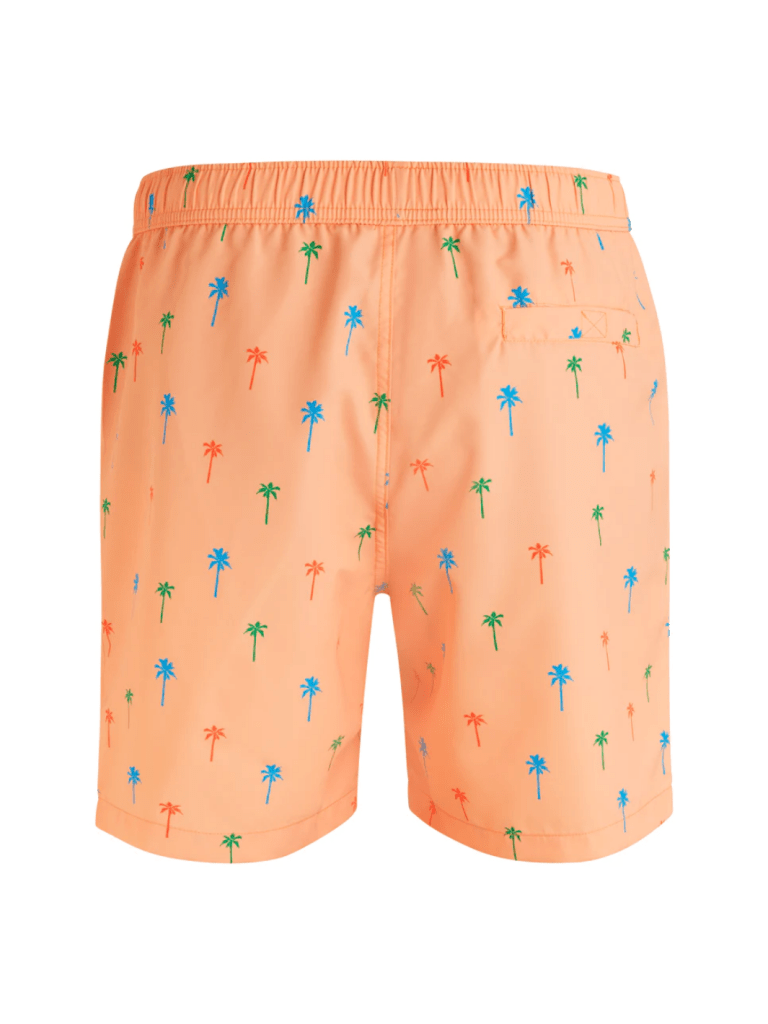 Orange Björn Borg badeshorts med palmer S Björn Borg