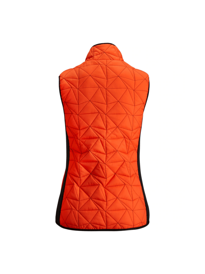 Orange Kviltet Björn Borg Julia Vest XS Björn Borg