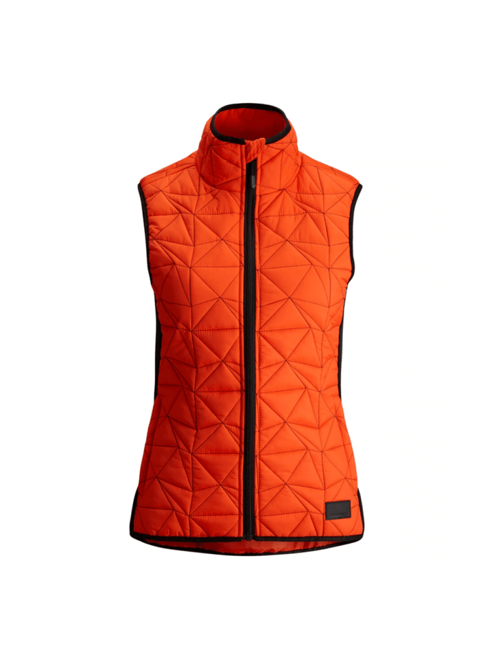 Orange Kviltet Björn Borg Julia Vest XS Björn Borg