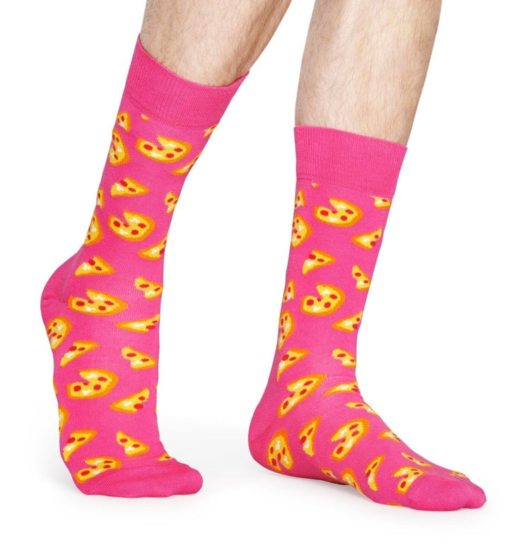 Pink Happy Socks Pizza Sok Til Ham 41 - 46 Happy Socks