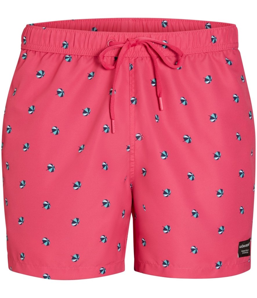 Rosa Björn Borg Badeshorts Med Parasoller S Björn Borg