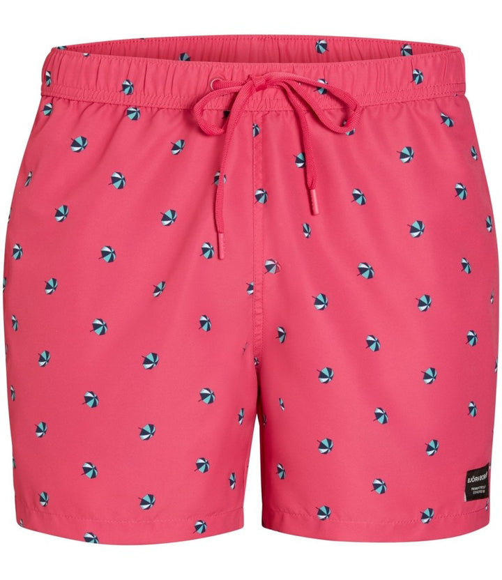 Rosa Björn Borg Badeshorts Med Parasoller S Björn Borg