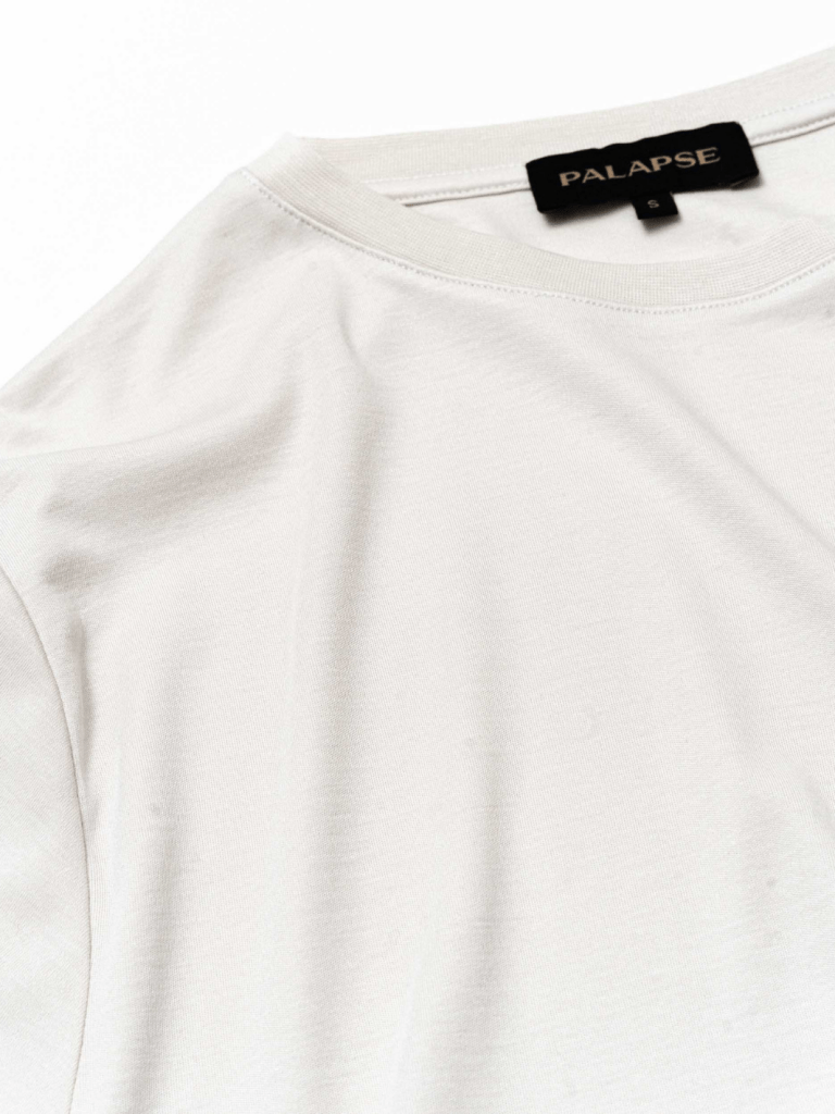 Sandfarvet Palapse Lyocell Herre T-Shirt XS Palapse