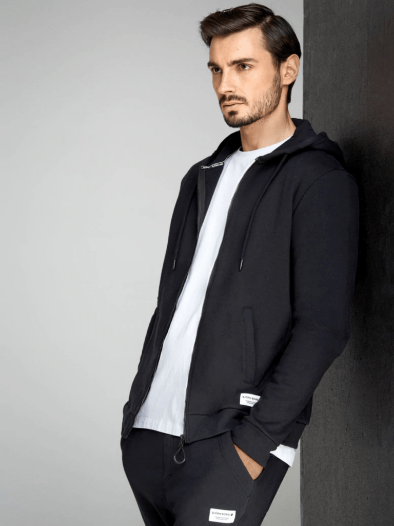 Sort Björn Borg Hoodie S Björn Borg