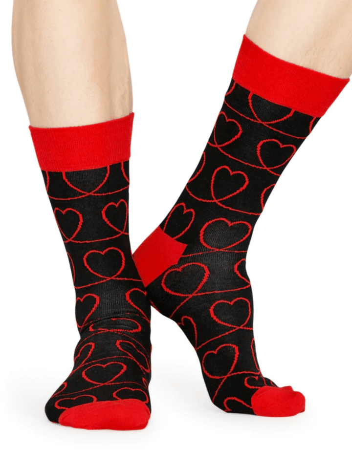 Sort Happy Socks Loveline Sok Til Ham 41 - 46 Happy Socks
