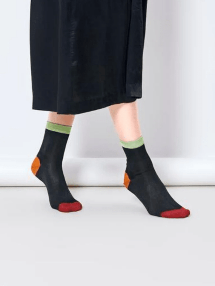 Sort Hysteria Grace Ankel Strømpe 36 - 38 Hysteria