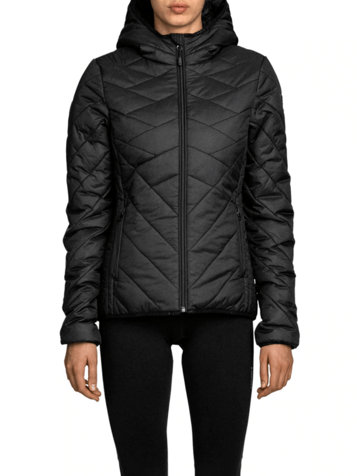 Sort Kviltet Björn Borg Dame Jakke XS Björn Borg