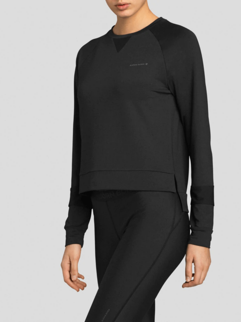 Sort Langærmet Björn Borg Paulina Crewneck XS Björn Borg