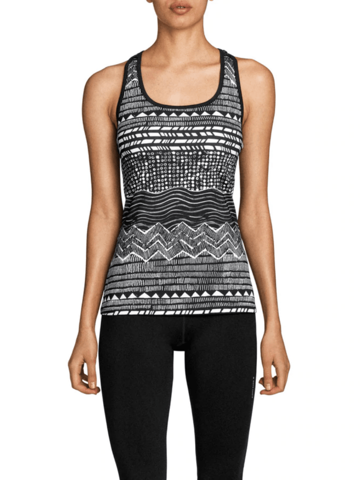 Sort Mønstret Björn Borg Pam Tanktop S Björn Borg