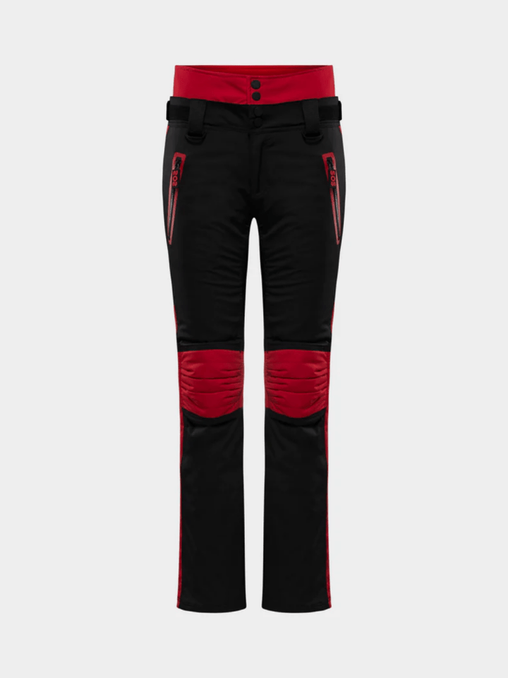 Sort / Rød Womens Driss ski Pant 36 SOS Black Snow