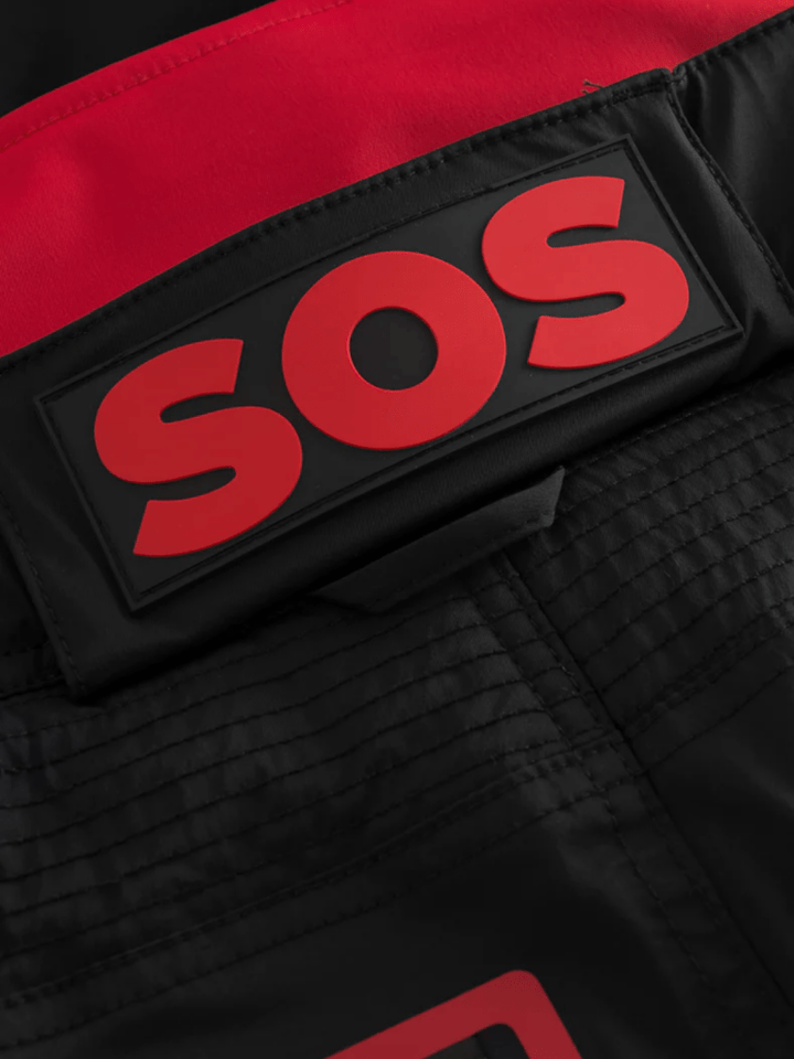 Sort / Rød Womens Driss ski Pant 36 SOS Black Snow