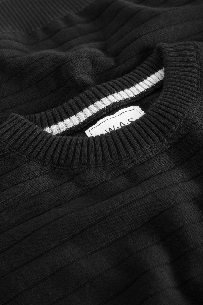 Sort Rundhalset W.A.S Miami Strik S WeAreScandinavian