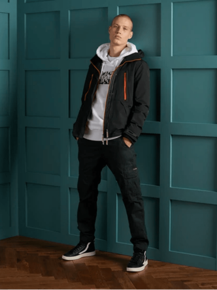 Sort Superdry Herre jakke Attacker S Superdry