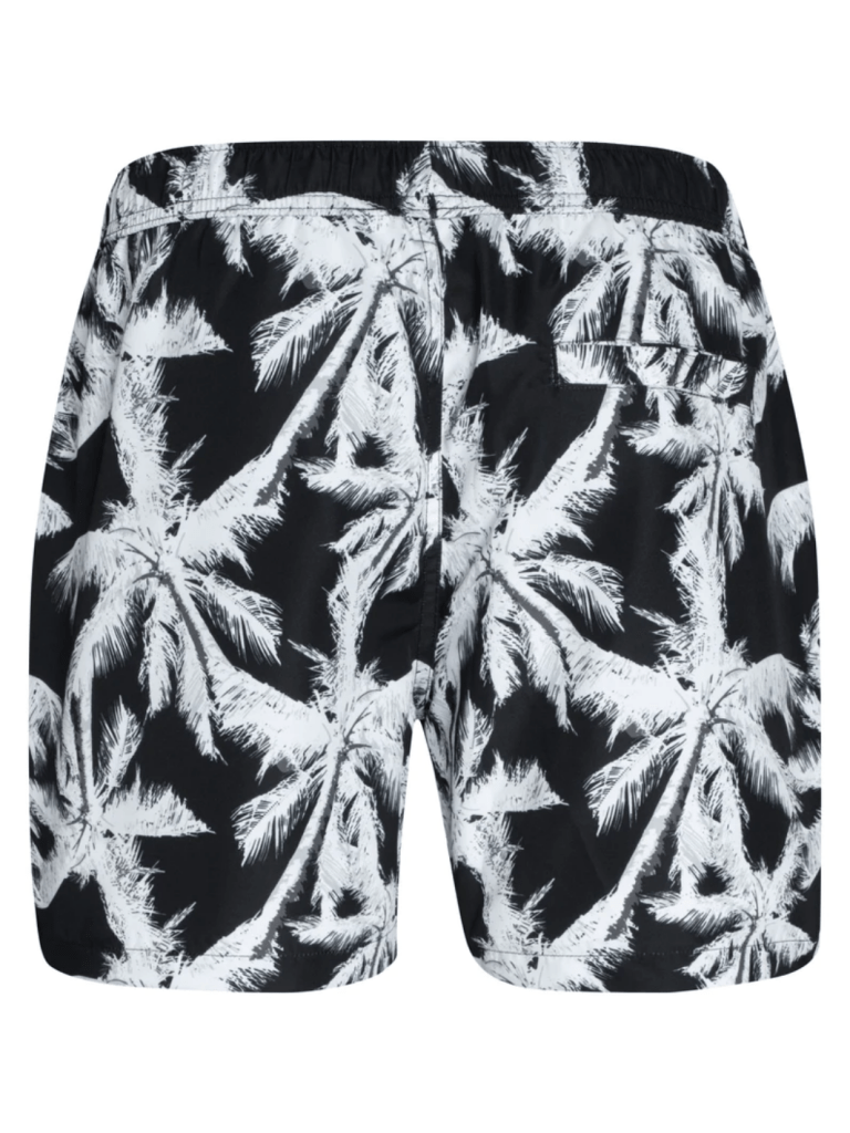 Sorte Björn Borg Badeshorts Med Hvide Palmer L Björn Borg