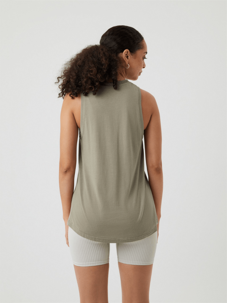 Støvet Grøn Björn Borg Loose Tank Top S Björn Borg