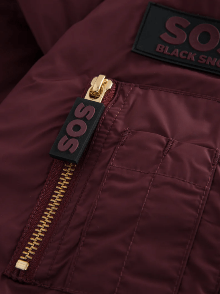 Womens Davitta Down Jacket 32 SOS Black Snow