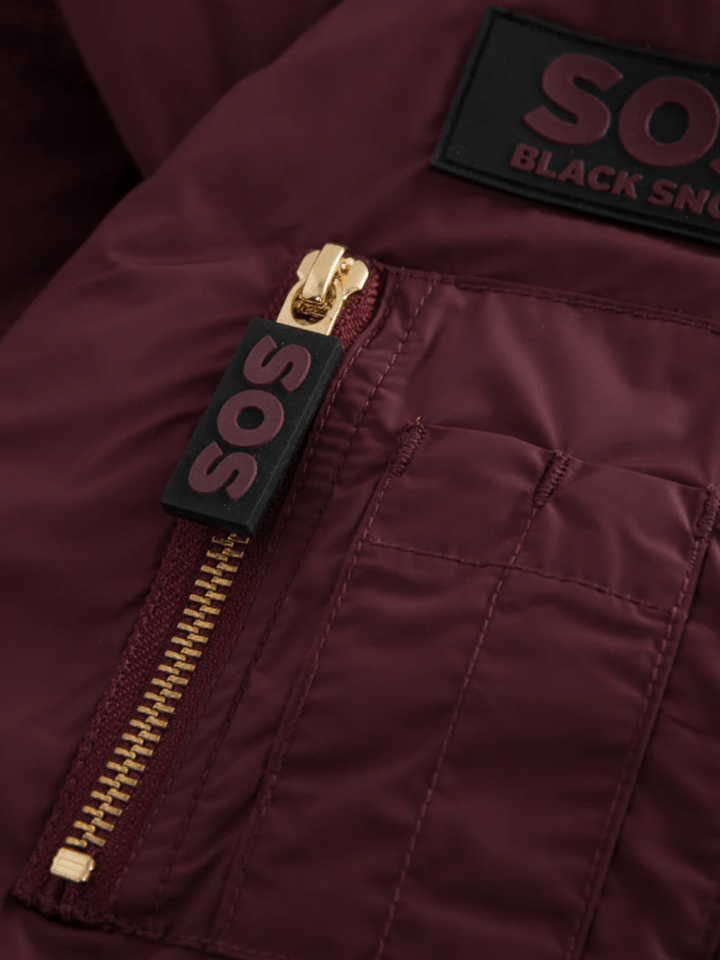 Womens Davitta Down Jacket 32 SOS Black Snow