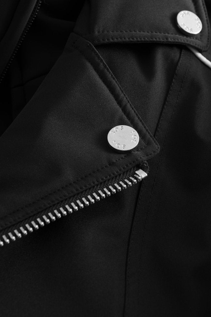 Womens Doll Ski Jacket 34 SOS Black Snow