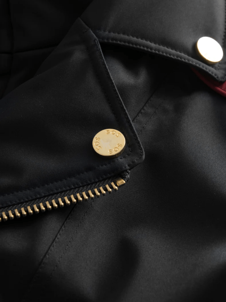 Womens Doll Ski Jacket 34 SOS Black Snow