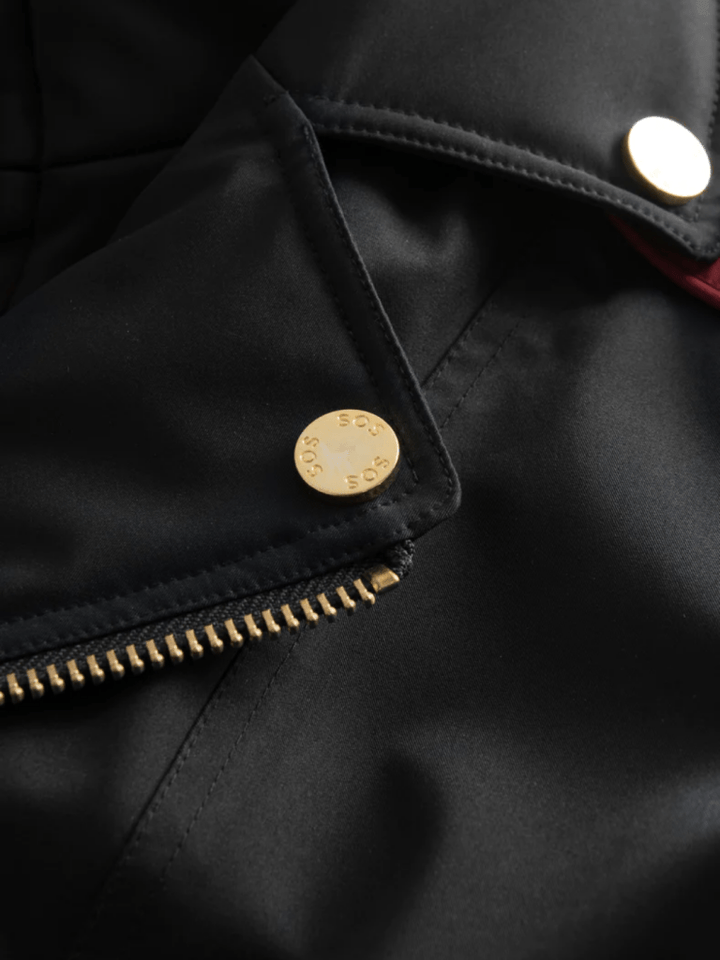 Womens Doll Ski Jacket 34 SOS Black Snow