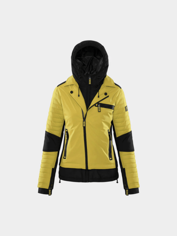 Womens Driss Jacket 36 SOS Black Snow