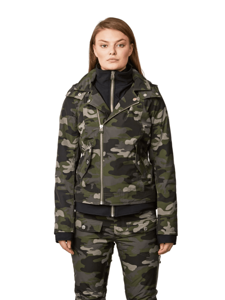 Womens Jacky Jacket 36 SOS Black Snow