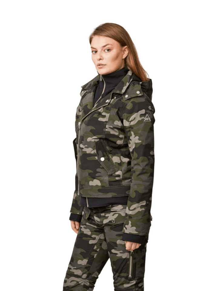 Womens Jacky Jacket 36 SOS Black Snow