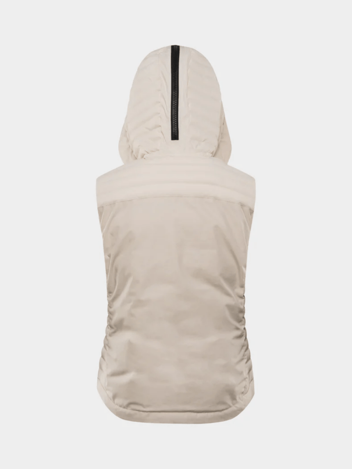 Womens Leia Down ski Vest 34 SOS Black Snow