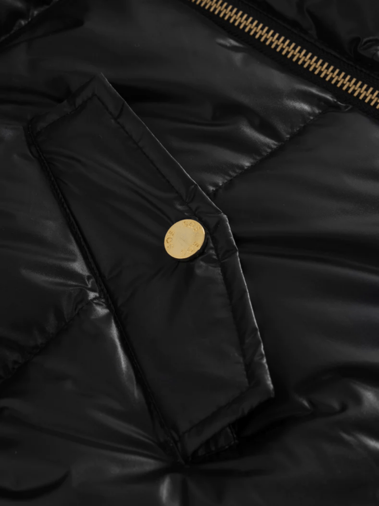 Womens Rose Down Ski Vest 34 SOS Black Snow