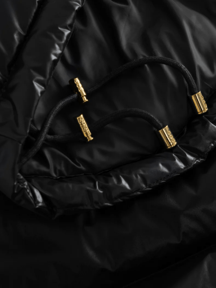 Womens Rose Down Ski Vest 34 SOS Black Snow