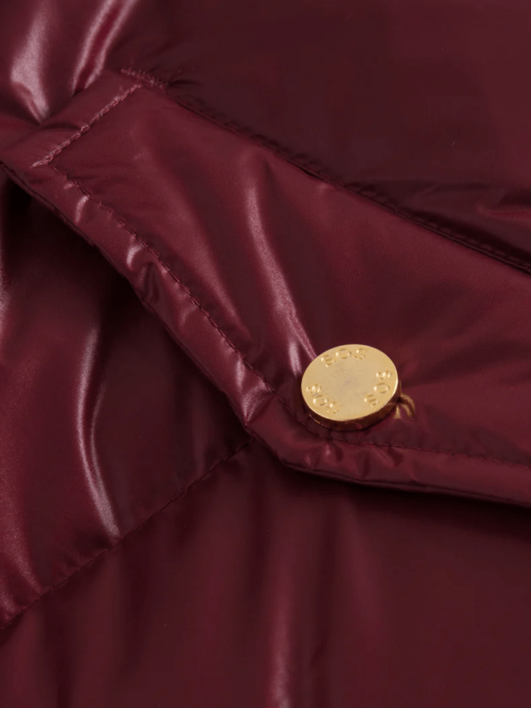 Womens Rose Down Ski Vest 34 SOS Black Snow