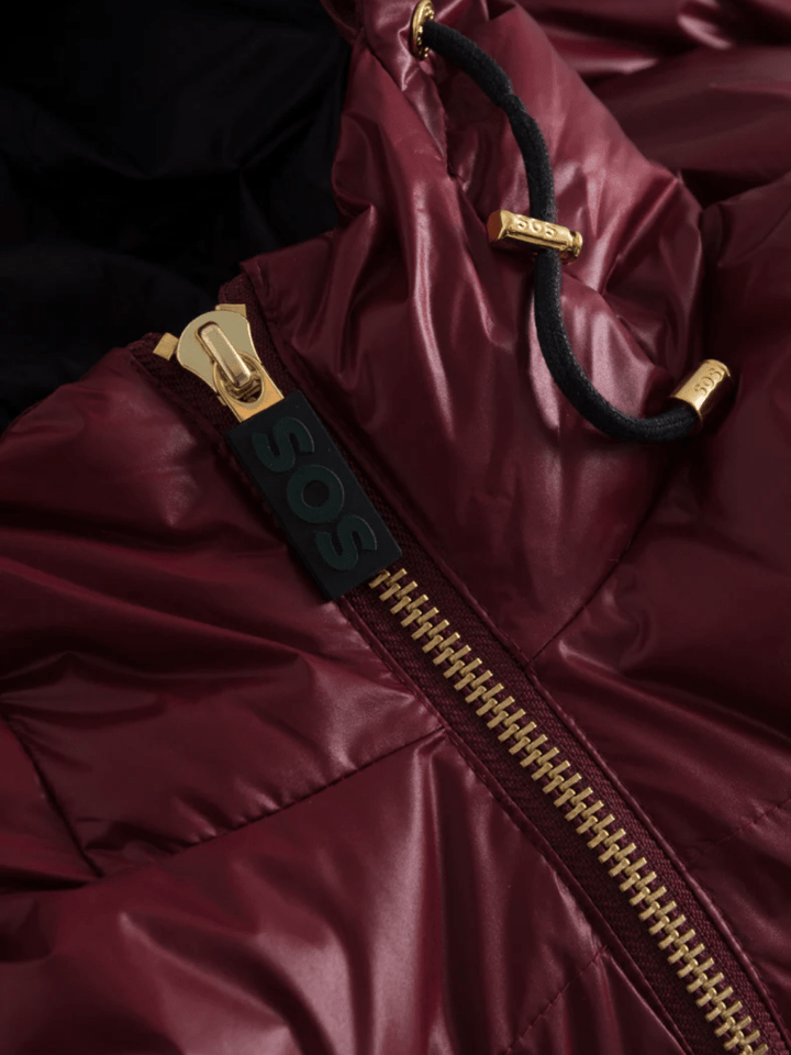 Womens Rose Down Ski Vest 34 SOS Black Snow