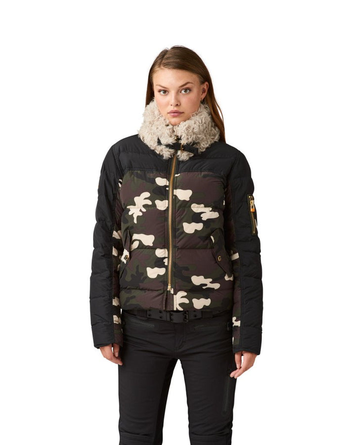 WS Davitta Jacket w. Shearling 36 SOS Black Snow