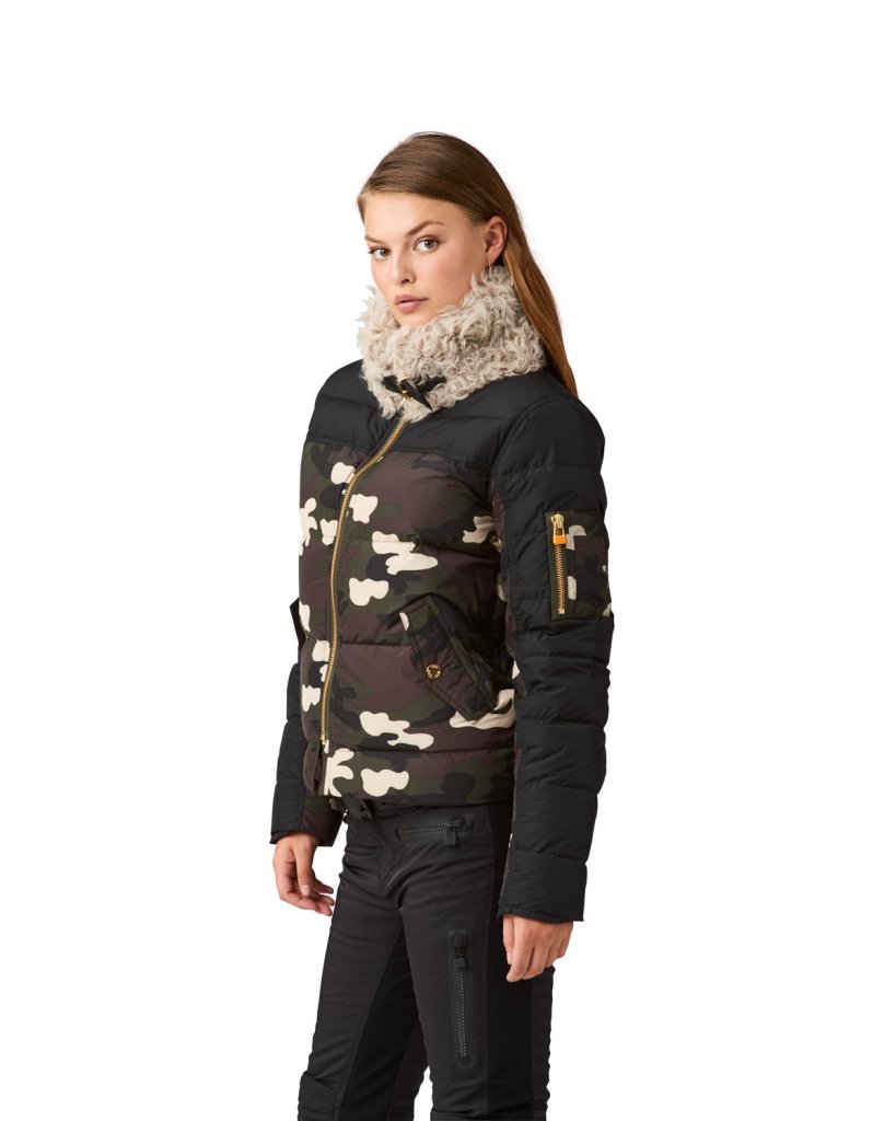 WS Davitta Jacket w. Shearling 36 SOS Black Snow